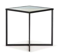 $252 - Finch Ludlow Metal Side Table, Black