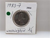 1983-P Washington Quarter