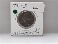 1983-D Washington Quarter