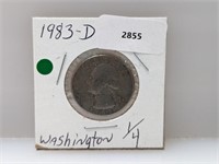 1983-D Washington Quarter