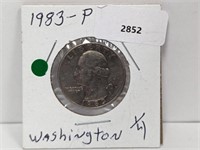 1983-P Washington Quarter