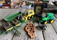 John Deere Farm Toys & Oil Can