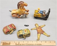 Tin Litho Wind-Up & Toys Lot Collection