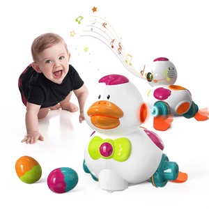 Auby Dancing Duck Toy for Toddlers 1-3, Voice