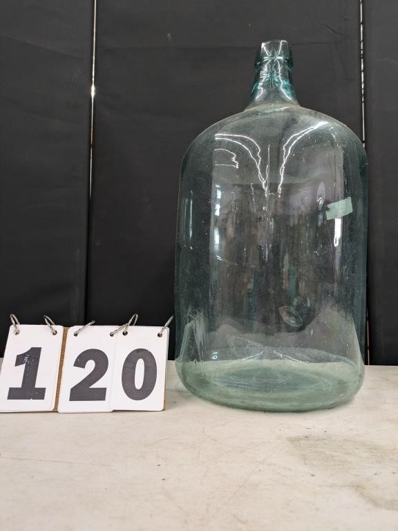 Green Glass Carboy Bottle