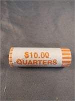 2001 $10.00 roll of state quarters
