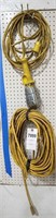 2 light extension cords tools electrical indoor/ou