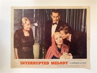 Interrupted Melody original 1955 vintage lobby car