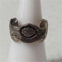 Harley Davidson 925 silver with rhinestones 100