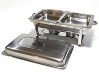 USED CHAFING DISH MISSING FUEL HOLDERS AND SMALL