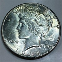 1926-S Peace Silver Dollar Uncirculated