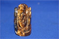 Tiger Eye Small Elephant Statue