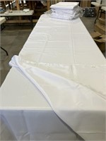white ‘Wedding decor‘ Tablecloths 
Package of