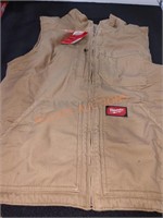 Milwaukee Heavy Duty Sherpa Lined Vest Size L