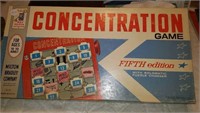 Concentration Game 5th edition #4950 1962