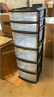 Homz 6 - drawer Plastic Storage Container(Damage)