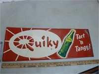 1950s Quiky Soda Tin Sign