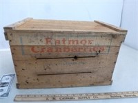 Wooden Eatmore Cranberry Crate