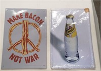 Schweppes Tin and Bacon Tin