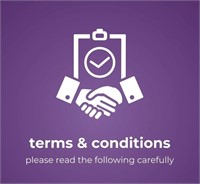 READ ALL TERMS & CONDITIONS PRIOR TO BIDDING