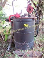 Barrel with 2 barrel pumps