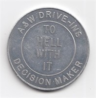 A&W Drive Ins Decision Maker Token