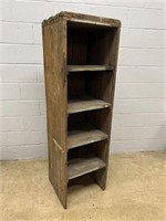 Primitive Homemade Storage Shelf