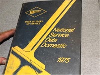 1975 National Service Data Domestic manual
