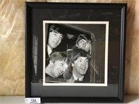 Framed Beatles Photograph