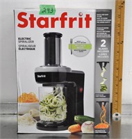Starfrit electric spiralizer - tested