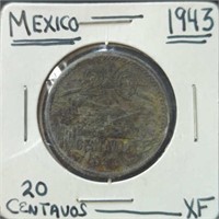 1943 Mexican coin
