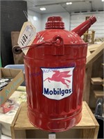 MOBILGAS RED CAN-APPROX  10"T6.5"W