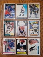 (9) Wayne Gretzky Cards