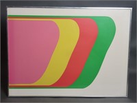 Hinman, "Color Wind," 1968, Serigraph.