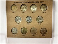 War Nickel Silver Set Au/Bu