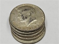 5-1968 Jebbedt 49% Silver Half Dollars