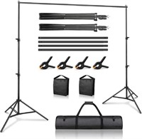 Backdrop Stand Kit, 2x3m/6.5x10ft Adjustable Photo