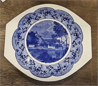 Vintage Grunstadt Keramik Cake Plate 12 in. wide