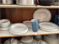 8 place setting of Corelle dinnerware
