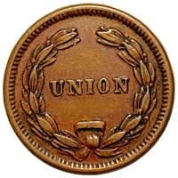 1863 Liberty Union Civil War Token NEARLY UNC