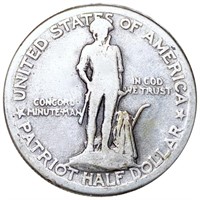1925 Patriot Half Dollar NICELY CIRCULATED
