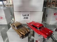 Case 11: (2) Danbury Mint Collectors Cars: