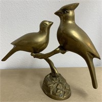 Brass Red Bird figurine