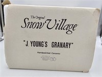 Dept 56 J Young's Granary. The Snow Village