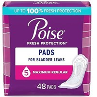 Poise and Postpartum Incontinence Pads, 2 Pack