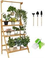 Bamboo 3-Tier Hanging Plant Stand,