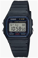 New Casio Men's Classic Black Resin Strap Watch