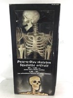 60" Pose-n-stay Skeleton Halloween Decoration