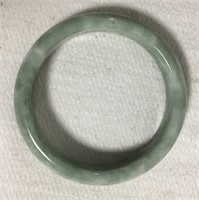 Green Jade Bangle Bracelet