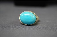 Sterling Jean Lin Turquoise Ring
